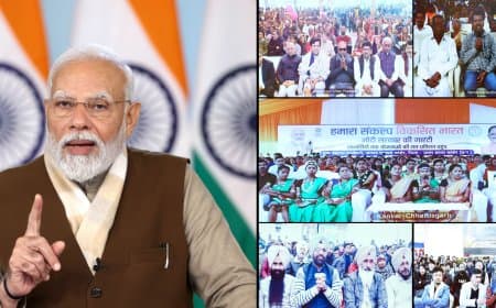सेवा संकल्प यात्रा: पीएम मोदी बोले-बड़ी से बड़ी राजनीतिक ताकत मिले, लेकिन हमारा रास्ता सेवा का ही रहेगा 