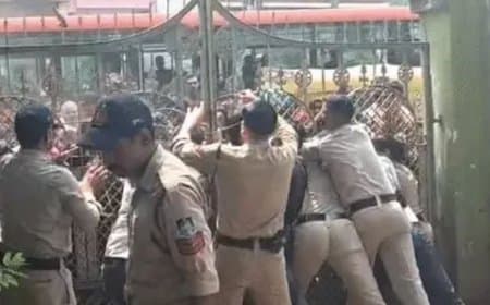 भोपाल में बच्ची के  साथ यौन उत्पीड़न से गुस्साए लोग, बैरागढ़ थाना घेरा, किया चक्का जाम
