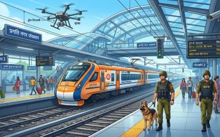 भारतीय रेलवे में सुरक्षा की नई पहल: RPF-GRP सम्मेलन में तकनीक, ड्रोन और भीड़ प्रबंधन पर मंथन