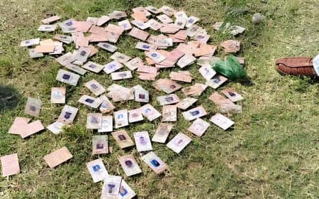 महेश्वर में नर्मदा नदी में मिले इंदौर के 343 वोटर आईडी कार्ड; कांग्रेस ने चीफ इलेक्शन कमिश्नर पर FIR की मांग की