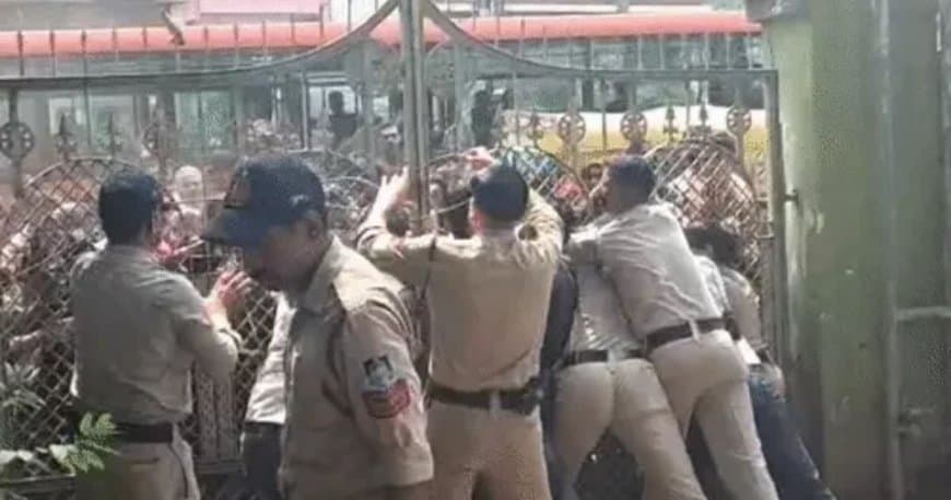 भोपाल में बच्ची के  साथ यौन उत्पीड़न से गुस्साए लोग, बैरागढ़ थाना घेरा, किया चक्का जाम