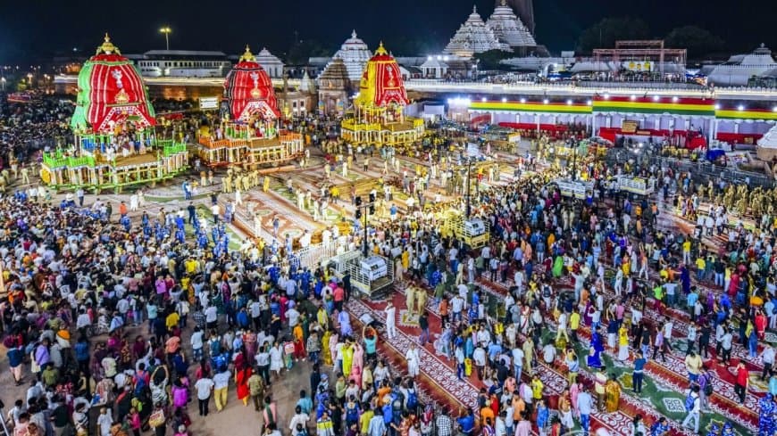 जगन्नाथ रथ यात्रा 2025 का भव्य आगाज़: आज से शुरू हुआ आस्था का महापर्व, यहाँ देखें पूरा शेड्यूल जगन्नाथ रथ यात्रा 2025 का भव्य आगाज़: आज से शुरू हुआ आस्था का महापर्व, यहाँ देखें पूरा शेड्यूल