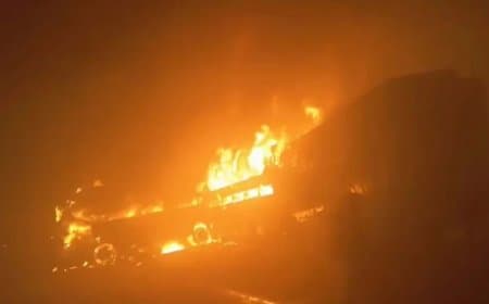 यूपी में कोहरे का कहर...हादसों में 23 की मौत... 13 लोग जिंदा जले