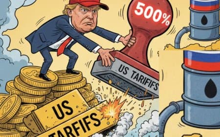 सैंक्शनिंग रशिया एक्ट 2025: भारत पर लग सकता है 500% तक टैरिफ!