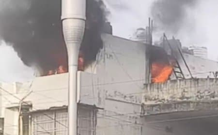 भोपाल : भारत माता चौराहा स्थित बिल्डिंग में लगी आग, फायर ब्रिगेड ने पाया काबू