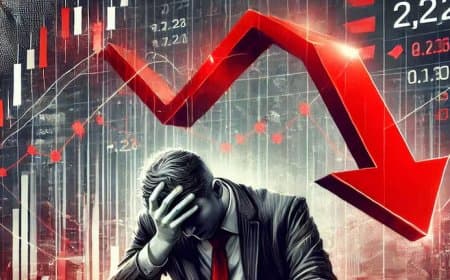 भारतीय शेयर बाजार में बड़ी गिरावट... सेंसेक्स टूटा और निफ्टी भी लाल