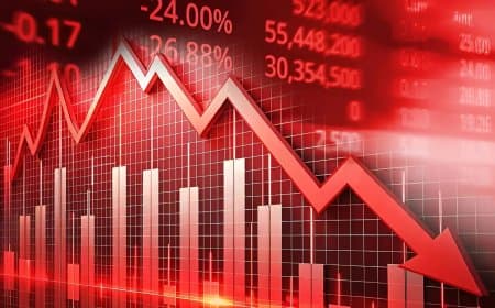 भारतीय शेयर बाजार लुढ़का... सेंसेक्स 900 अंक लुढ़का, निफ्टी में भी गिरावट भारतीय शेयर बाजार लुढ़का... सेंसेक्स 900 अंक लुढ़का, निफ्टी में भी गिरावट