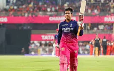 IPL 2026 Most Sixes: वैभव सूर्यवंशी का धमाका, RCB के खिलाफ 7 छक्के जड़कर बने नंबर-1 'सिक्सर किंग'; रजत पाटीदार दूसरे स्थान पर IPL 2026 Most Sixes: वैभव सूर्यवंशी का धमाका, RCB के खिलाफ 7 छक्के जड़कर बने नंबर-1 'सिक्सर किंग'; रजत पाटीदार दूसरे स्थान पर