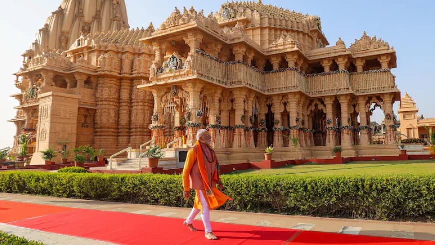सोमनाथ मंदिर: 1000 साल का संघर्ष और पुनरुत्थान की गाथा, कल 'अमृत महोत्सव' में शामिल होंगे पीएम मोदी फाइल फोटो
