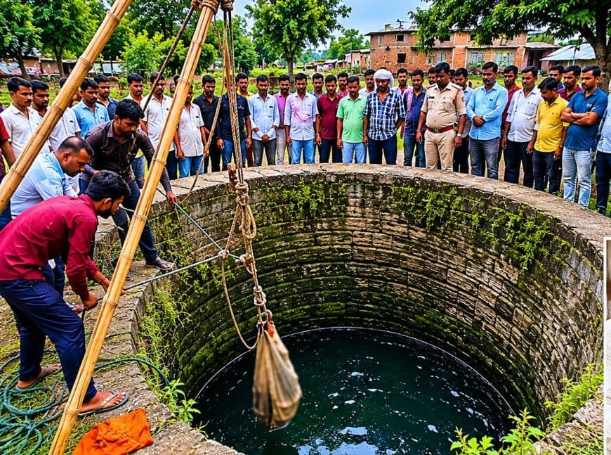 विवाहिता का कुएं में मिला शव, मायके पक्ष ने हत्या करने का लगाया आरोप विवाहिता का कुएं में मिला शव, मायके पक्ष ने हत्या करने का लगाया आरोप