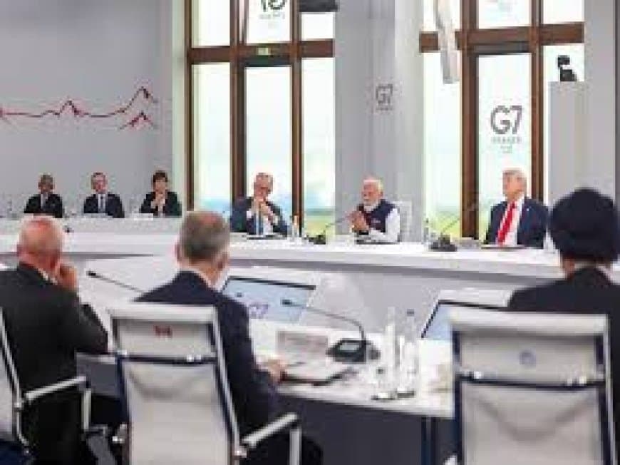 G7 Summit: लेबनान में तत्काल युद्धविराम की मांग, अमेरिका-ईरान डील को बताया 'गेमचेंजर' G7 Summit: लेबनान में तत्काल युद्धविराम की मांग, अमेरिका-ईरान डील को बताया 'गेमचेंजर'