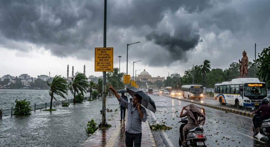 MP Weather Alert: मध्य प्रदेश में 70 किमी की रफ्तार से आंधी का अलर्ट, देश के 17 राज्यों में बारिश की संभावना AI IMAGE