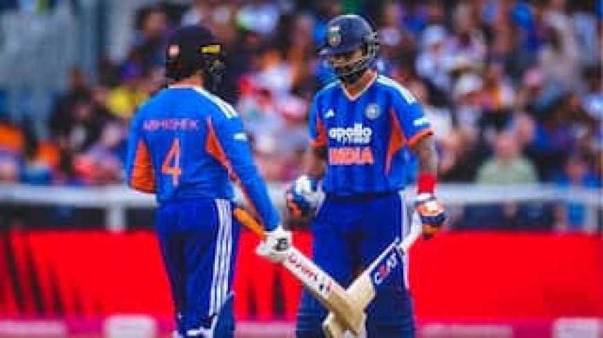 IND vs ENG 1st T20: मैच हुआ रद्द, अभिषेक शर्मा और श्रेयस अय्यर ने तोड़े कई बड़े रिकॉर्ड्स IND vs ENG 1st T20: मैच हुआ रद्द, अभिषेक शर्मा और श्रेयस अय्यर ने तोड़े कई बड़े रिकॉर्ड्स