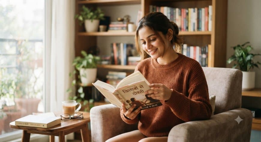 बदली लाइफस्टाइल में भी कैसे बनाएं किताबों से दोस्ती? पढ़ें पठन-पाठन के फायदे बदली लाइफस्टाइल में भी कैसे बनाएं किताबों से दोस्ती? पढ़ें पठन-पाठन के फायदे