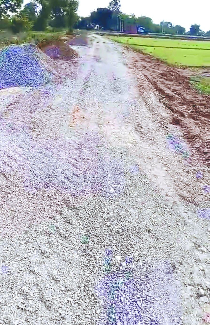 स्टे आदेश के बावजूद खेत में सड़क निर्माण, किसान ने न्यायिक अवमानना के आरोप लगाए गंभीर स्टे आदेश के बावजूद खेत में सड़क निर्माण, किसान ने न्यायिक अवमानना के आरोप लगाए गंभीर