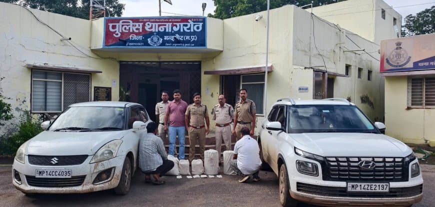 मंदसौर में एमडी ड्रग्स फैक्ट्री का भंडाफोड़: गरोठ पुलिस ने भारी मात्रा में अवैध ड्रग्स और केमिकल किए जब्त, दो तस्कर गिरफ्तार मंदसौर में एमडी ड्रग्स फैक्ट्री का भंडाफोड़: गरोठ पुलिस ने भारी मात्रा में अवैध ड्रग्स और केमिकल किए जब्त, दो तस्कर गिरफ्तार