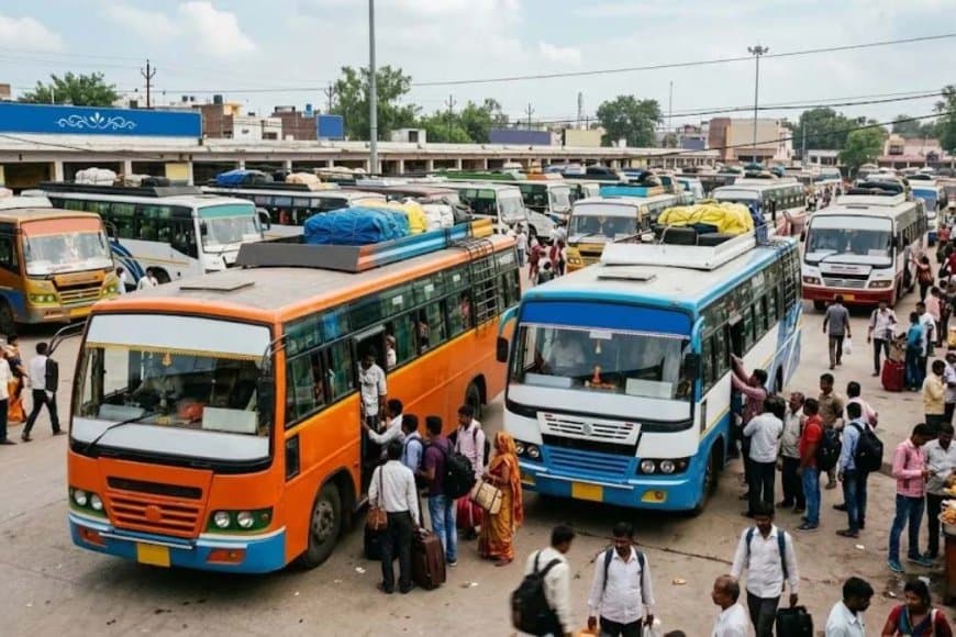 मध्यप्रदेश: रक्षाबंधन पर खुली लूट... जिम्मेदारों की अनदेखी और बस आपरेटरों की मनमानी... प्लेन से भी महंगा किराया