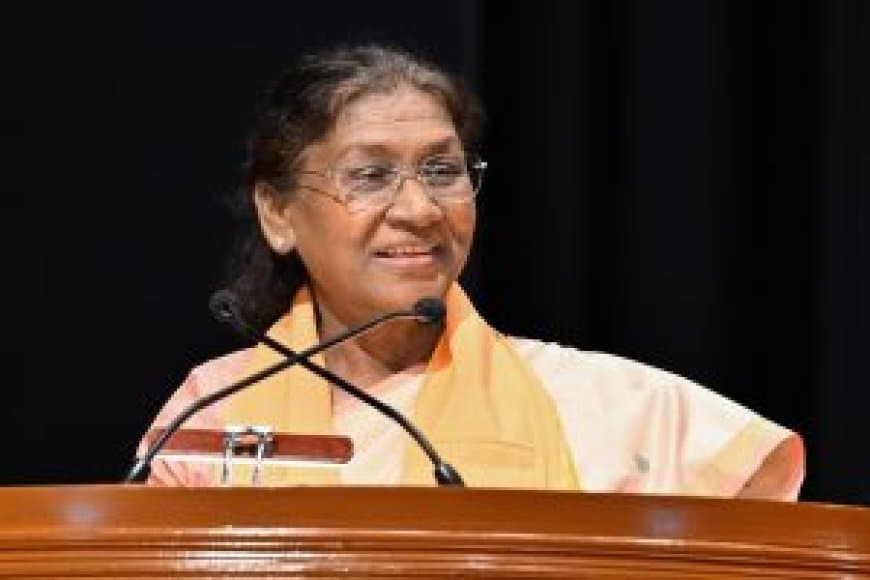 हर भारतीय देश की तरक्की और सर्वश्रेष्ठ निर्माण में दे अपना योगदान- द्रौपदी मुर्मू हर भारतीय देश की तरक्की और सर्वश्रेष्ठ निर्माण में दे अपना योगदान- द्रौपदी मुर्मू
