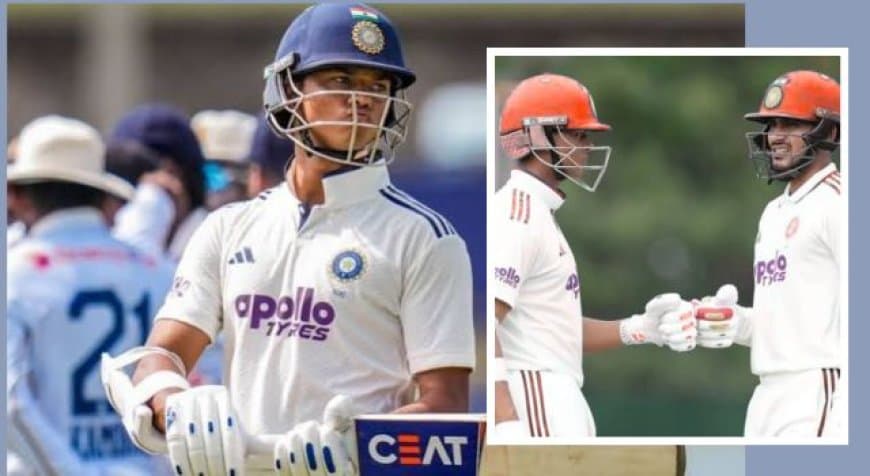 यशस्वी जायसवाल पर लटकी बैन की तलवार! श्रीलंका के खिलाफ मैच में असिता फर्नांडो से भिड़े यशस्वी जायसवाल पर लटकी बैन की तलवार! श्रीलंका के खिलाफ मैच में असिता फर्नांडो से भिड़े