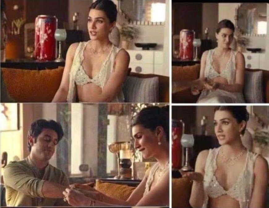 ब्रालेट ब्लाउज में राखी बांधने पर बवाल: बैकफुट पर आई जीवा ने हटाया अभिनेत्री कृति सेनन का विज्ञापन ब्रालेट ब्लाउज में राखी बांधने पर बवाल: बैकफुट पर आई जीवा ने हटाया अभिनेत्री कृति सेनन का विज्ञापन