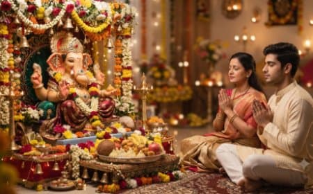 गणेश मंदिरों में गूंजा 'गणपति बप्पा मोरया' का जयकारा, विशेष श्रृंगार और महाभोग से सजे दरबार गणेश मंदिरों में गूंजा 'गणपति बप्पा मोरया' का जयकारा, विशेष श्रृंगार और महाभोग से सजे दरबार