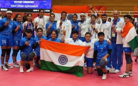 एशियन गेम्स: भारत को तीसरा गोल्ड:महिला कबड्डी टीम ने लगातार 5वीं बार मेडल जीता, 2 सिल्वर, 1 ब्रॉन्ज भी आए एशियन गेम्स: भारत को तीसरा गोल्ड:महिला कबड्डी टीम ने लगातार 5वीं बार मेडल जीता, 2 सिल्वर, 1 ब्रॉन्ज भी आए