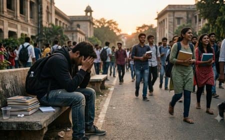 उच्च शिक्षण संस्थानों में मेंटल हेल्थ संकट: 9% छात्र कर रहे आत्महत्या का विचार, 34 फीसदी खुद को मानते हैं बेगाना उच्च शिक्षण संस्थानों में मेंटल हेल्थ संकट: 9% छात्र कर रहे आत्महत्या का विचार, 34 फीसदी खुद को मानते हैं बेगाना