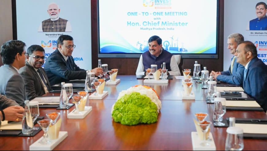 दुबई AIM कांग्रेस 2026: सीएम मोहन यादव के प्रयासों से एमपी में निवेश की बहार, 450 करोड़ के प्रस्ताव मिले दुबई AIM कांग्रेस 2026: सीएम मोहन यादव के प्रयासों से एमपी में निवेश की बहार, 450 करोड़ के प्रस्ताव मिले