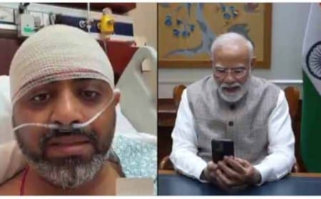 मौत को मात देने वाले हीरो से पीएम ने की बात... बोले आप पर भारत को नाज..कैप्टन ने कहा-सर! हनुमान जी ने बचाया मौत को मात देने वाले हीरो से पीएम ने की बात... बोले आप पर भारत को नाज..कैप्टन ने कहा-सर! हनुमान जी ने बचाया