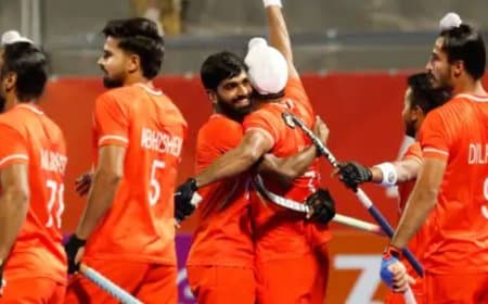Asian Games 2026: भारत ने जीता 21वां गोल्ड, पुरुष हॉकी टीम ने मलेशिया को 5-1 से हराया, ओलंपिक का टिकट पक्का Asian Games 2026: भारत ने जीता 21वां गोल्ड, पुरुष हॉकी टीम ने मलेशिया को 5-1 से हराया, ओलंपिक का टिकट पक्का