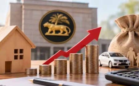 आरबीआई का बड़ा झटका: चार साल बाद 25 बेसिस पॉइंट बढ़ा रेपो रेट, अब लोन होंगे महंगे और बढ़ेगी ईएमआई आरबीआई का बड़ा झटका: चार साल बाद 25 बेसिस पॉइंट बढ़ा रेपो रेट, अब लोन होंगे महंगे और बढ़ेगी ईएमआई