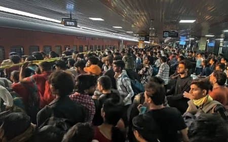CJP Protest: दिल्ली आने वाली कई ट्रेनें रद्द, प्रोटेस्ट के बीच छूटी 5000 से ज्यादा यात्रियों की ट्रेन CJP Protest: दिल्ली आने वाली कई ट्रेनें रद्द, प्रोटेस्ट के बीच छूटी 5000 से ज्यादा यात्रियों की ट्रेन