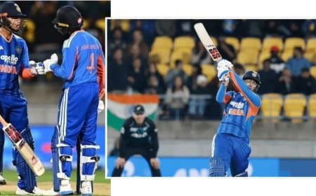 IND vs NZ 3rd T20I: अभिषेक शर्मा के तूफानी शतक से भारत ने न्यूजीलैंड को 6 विकेट से रौंदा, सीरीज पर 3-0 से कब्जा IND vs NZ 3rd T20I: अभिषेक शर्मा के तूफानी शतक से भारत ने न्यूजीलैंड को 6 विकेट से रौंदा, सीरीज पर 3-0 से कब्जा