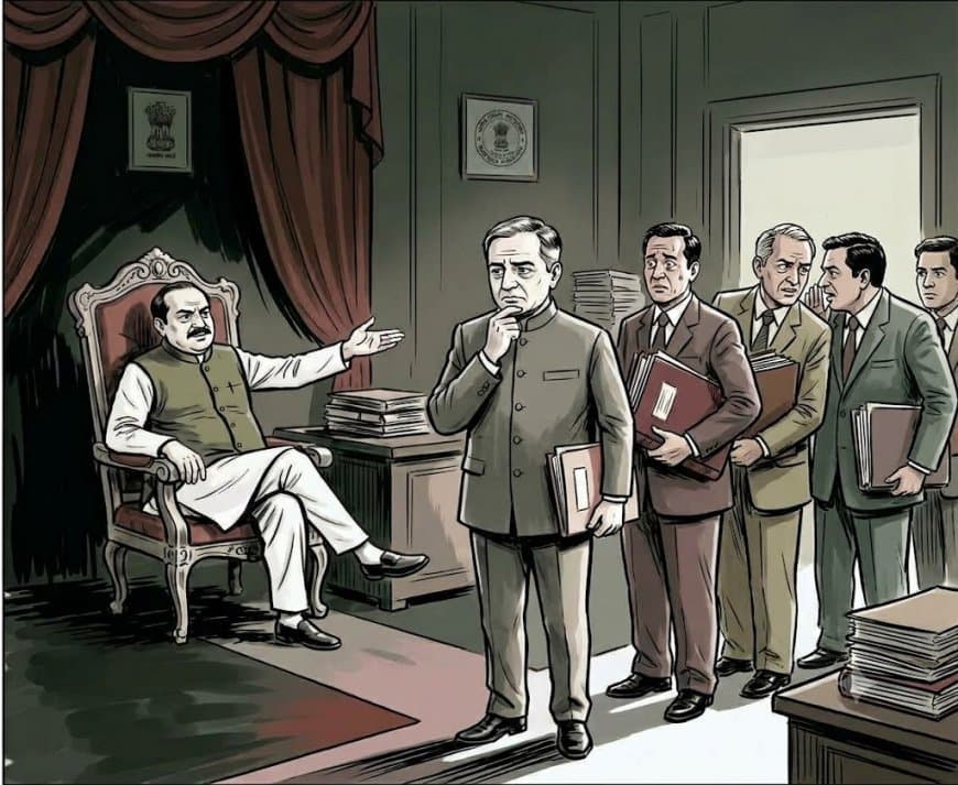 मध्यप्रदेश में ‘साहब’ कब दिखाएंगे साहस...फैसलों के बजाय हुक्म के आगे सिर झुकाने की बढ़ती प्रवृत्ति मध्यप्रदेश में ‘साहब’ कब दिखाएंगे साहस...फैसलों के बजाय हुक्म के आगे सिर झुकाने की बढ़ती प्रवृत्ति