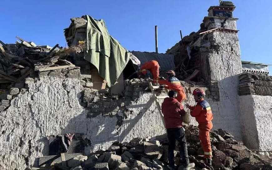 तिब्बत में तबाही: 7 तीव्रता का आया भूकंप, 16 की मौत, 54 घायल....10 किमी गहराई में था केंद्र तिब्बत में तबाही: 7 तीव्रता का आया भूकंप, 16 की मौत, 54 घायल....10 किमी गहराई में था केंद्र