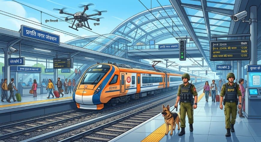 भारतीय रेलवे में सुरक्षा की नई पहल: RPF-GRP सम्मेलन में तकनीक, ड्रोन और भीड़ प्रबंधन पर मंथन AI